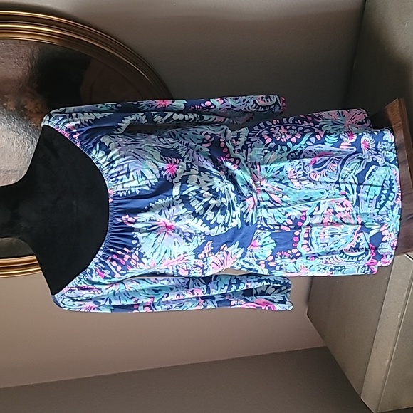 LILLY PULITZER Gypsea Girl Deep Indigo Lana Skort Romper. Small - Picture 6 of 14